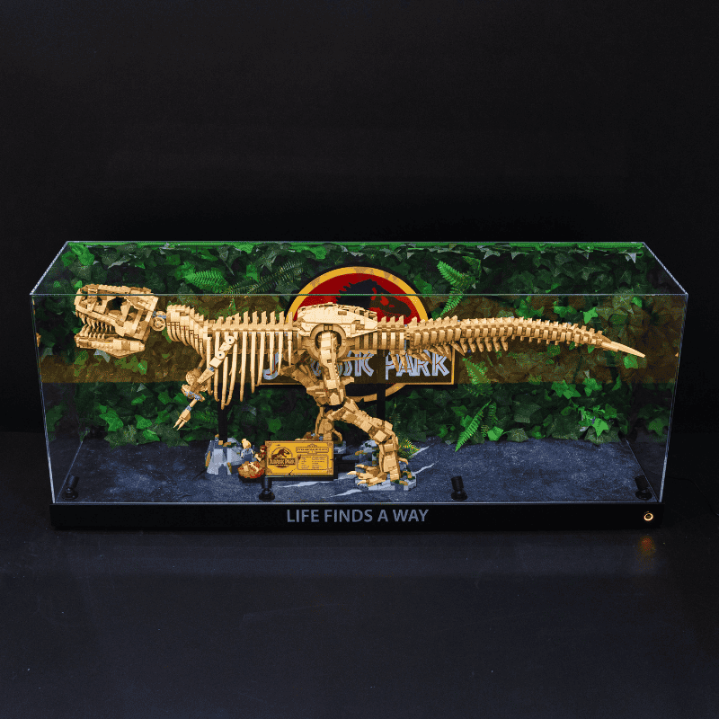 LED Display Case for LEGO 76968 Dinosaur Fossils: T. rex