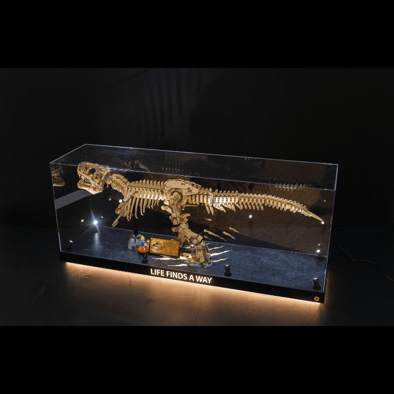 LED Display Case for LEGO 76968 Dinosaur Fossils: T. rex