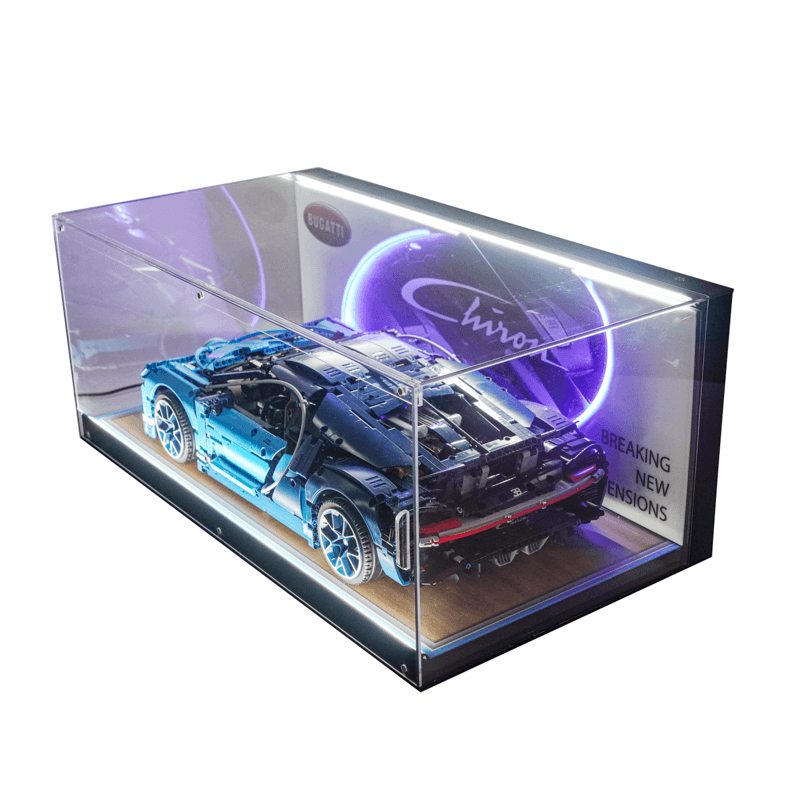 Display Case for LEGO® 42083 Bugatti Chiron