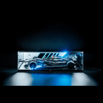 LED Display Case Set for LEGO F1 Race Cars