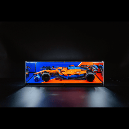 LED Display Case Set for LEGO F1 Race Cars