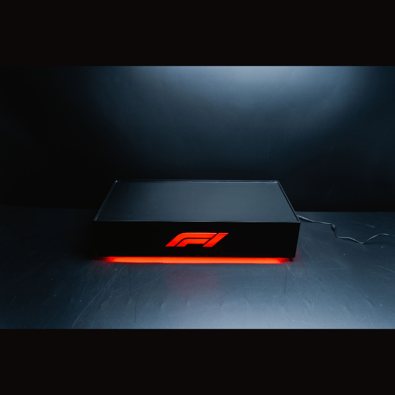 LED Display Case Set for LEGO F1 Race Cars