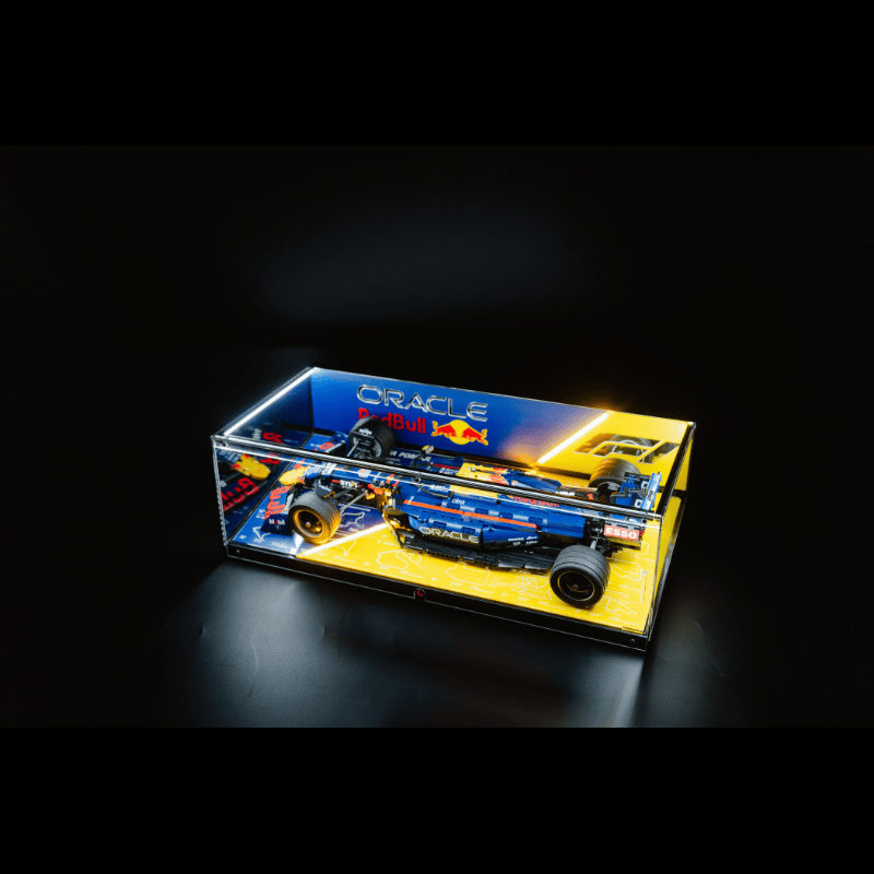 LED Display Case Set for LEGO F1 Race Cars