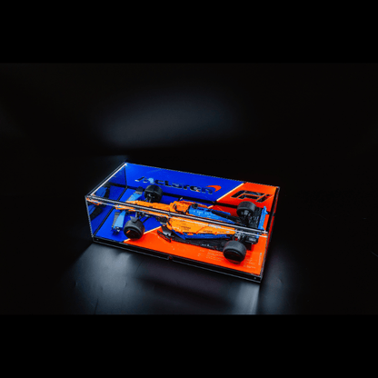 LED Display Case Set for LEGO F1 Race Cars