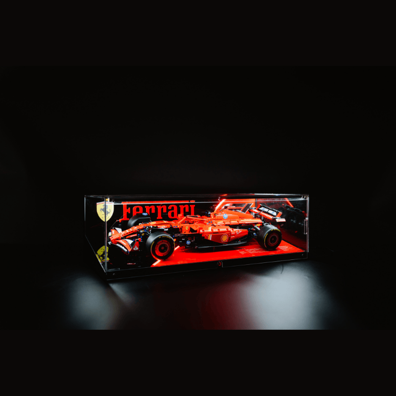 LED Display Case Set for LEGO F1 Race Cars