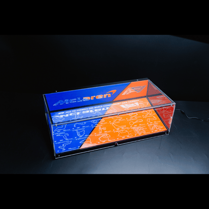 LED Display Case Set for LEGO F1 Race Cars